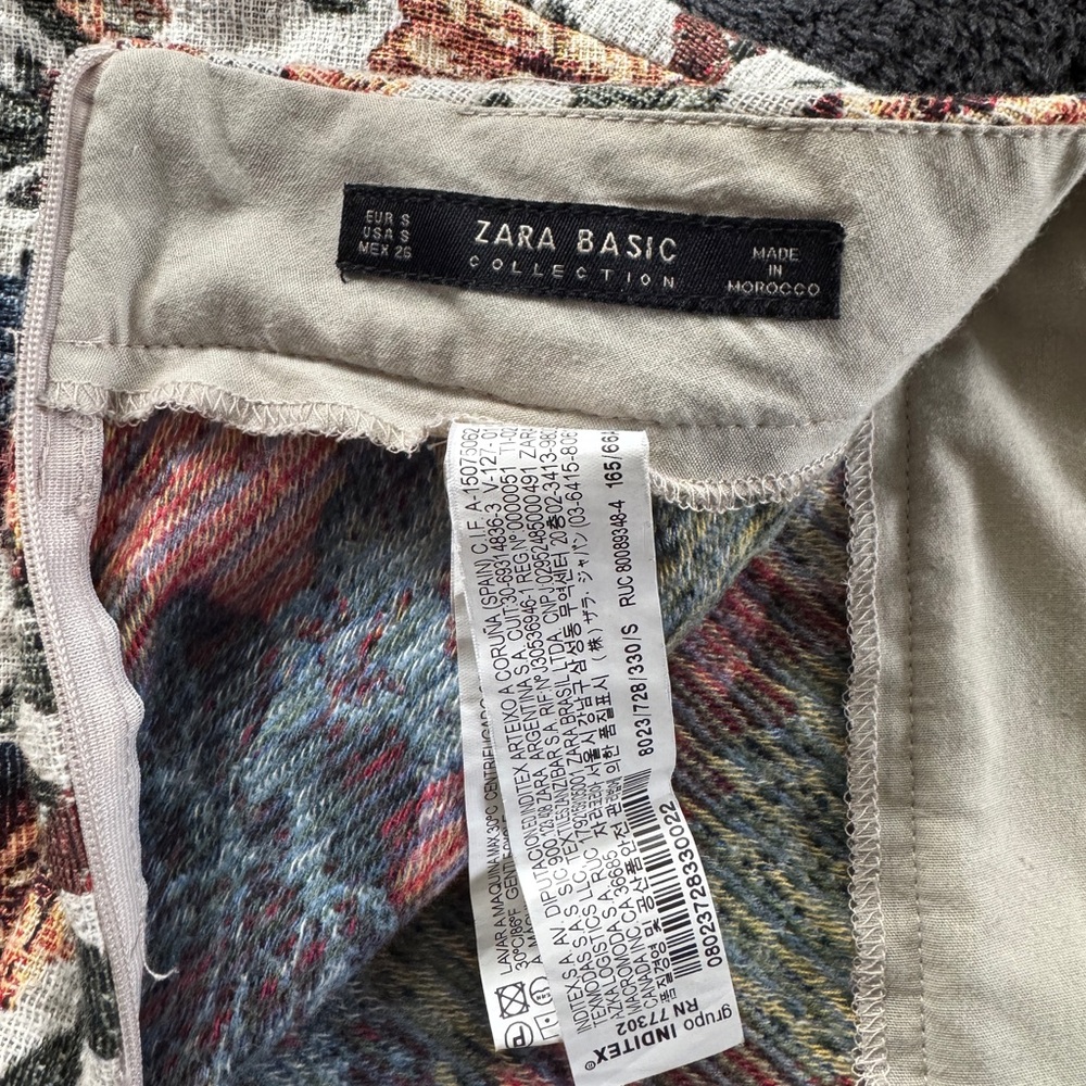 Zara Multicolor Floral Mini Skirt - Picture 4 of 6